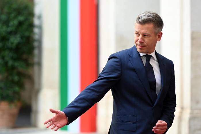 El primer ministro electo de Hungría, Peter Magyar.