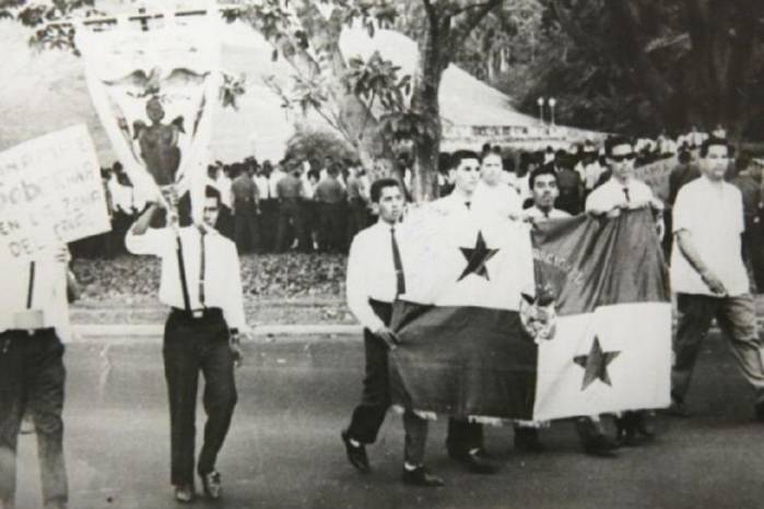 1965: American statesman Lyndon Baines Johnson, (1908 - 1973), the 36th President of the United States.