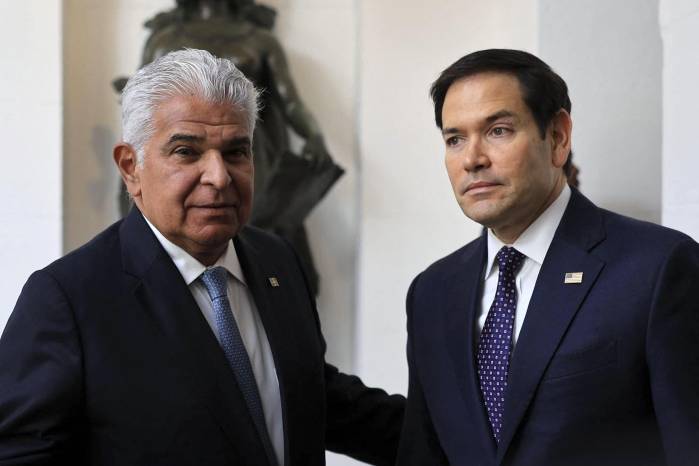 José Raúl Mulino y Marco Rubio