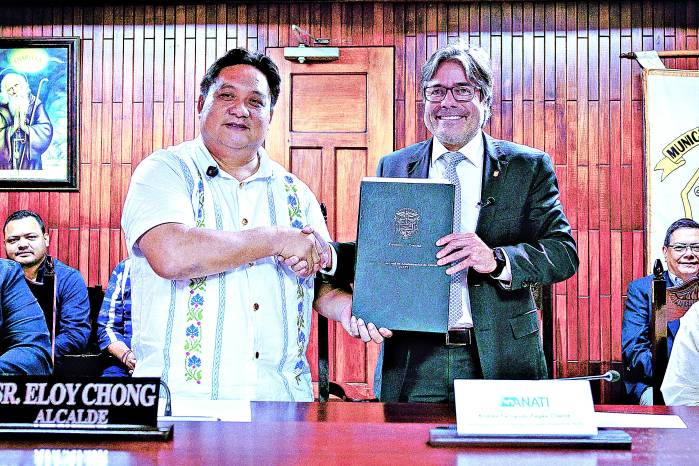 Firma del Convenio Marco de Cooperación y Asistencia Técnica entre la Anati y la Alcaldía de La Chorrera.