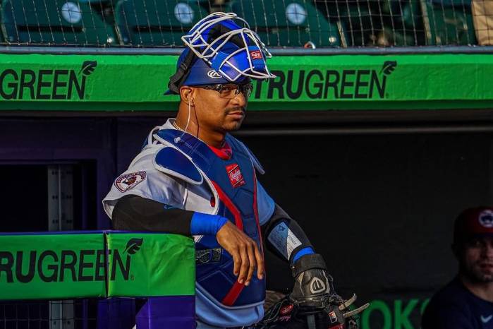 Christian Bethancourt de los Azulejos de Toronto.
