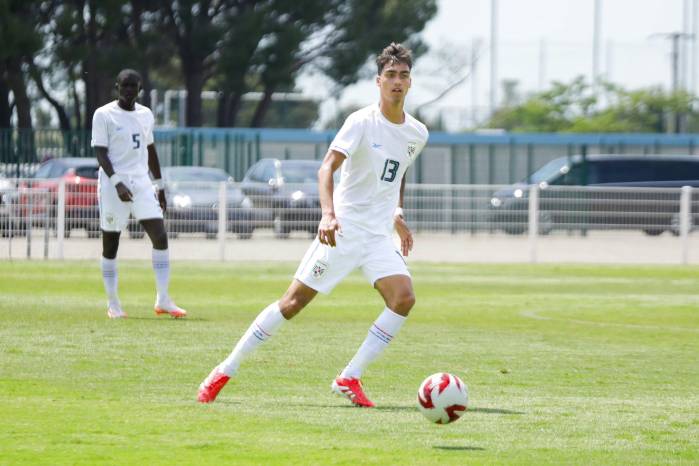 El jugador de la Selección sub-20 de Panamá, Martín Krug.