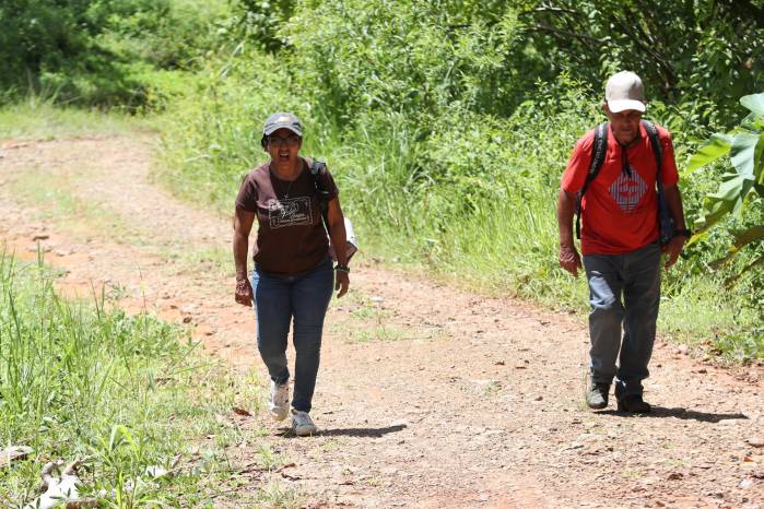 Edilma Esther Ríos viajó desde Arraiján hasta La Zainosa, en Herrera, para reencontrarse con su madre después de cinco años sin visitarla.