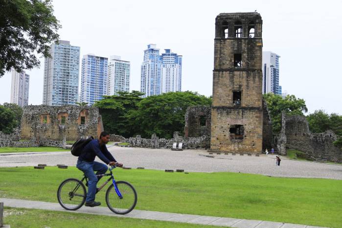 El Conjunto Monumental Histórico de Panamá Viejo, en la ciudad de Panamá.