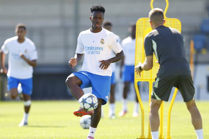 El delantero brasileño del Real Madrid Vinicius Jr.