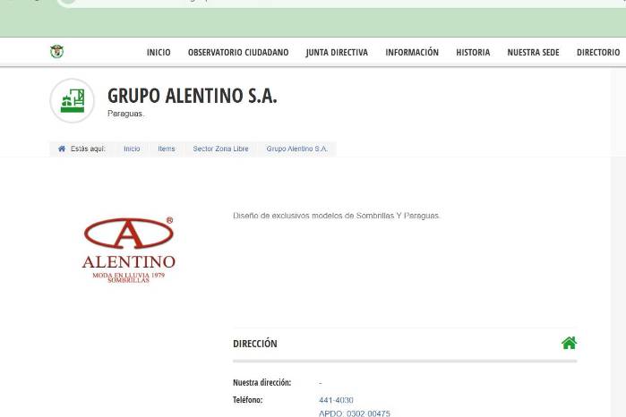 Tomado del portal de la Cámara de Comercio de Colón