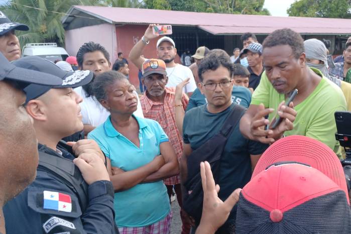 Las protestas en Almirante fueron de las pocas que, durante la crisis, se saldaron con una negociación.