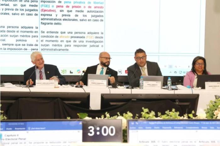 Comisión Nacional de Reformas Electorales avanza en la discusión para establecer normas para las próximas elecciones generales.