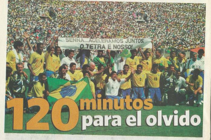 Brasil conquistaría su cuarto título conducido por Carlos Parreira, la selección brasileña con mayor vocación defensiva de su historia ganaba en penales a Italia 3-2.