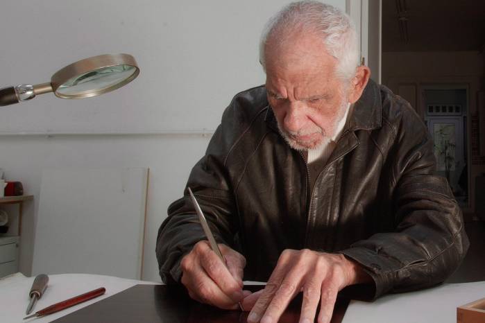 Julio Zachrisson durante el proceso de ‘El último garabato’ para la película ‘El Brujo’.