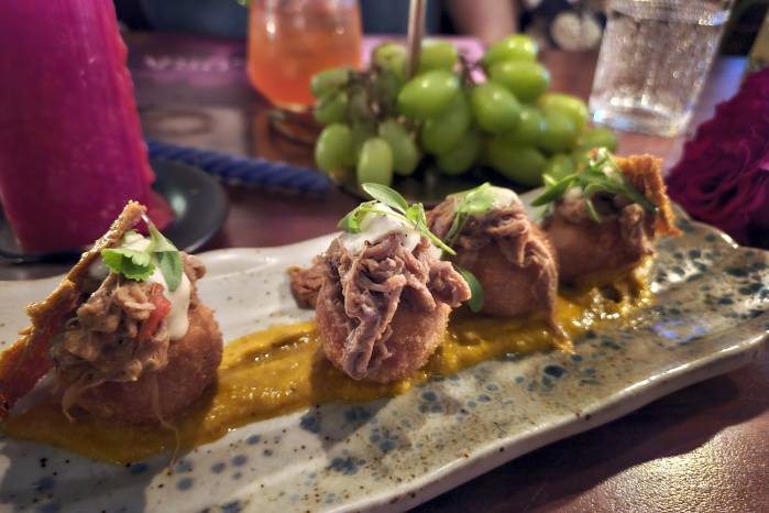 Croqueta del origen.