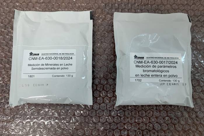 Ítems de prueba de los ensayos de aptitud en alimentos.