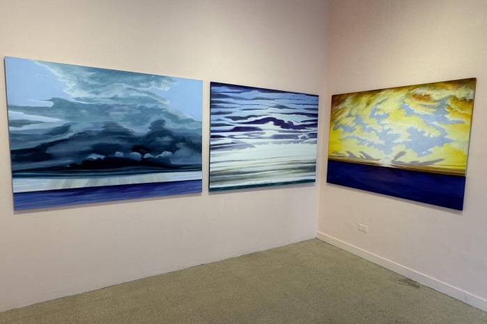 Los paisajes de Alicia Viteri son algunas de las obras que se pueden ver en la exposición.