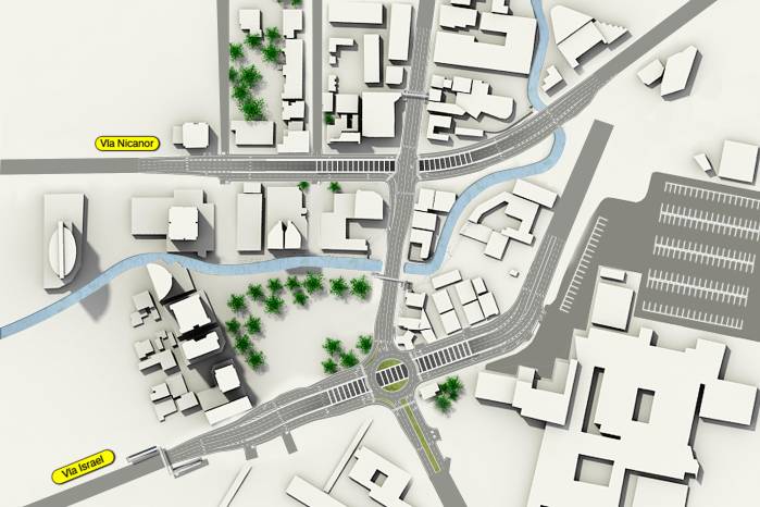 Rotondas y pasos elevados han transformado el paisaje urbano, reduciendo la actividad comercial a pie.