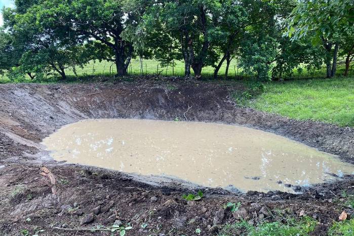 Los abrevaderos son cruciales durante las épocas de sequía para dar de beber agua al ganado y a otros animales.