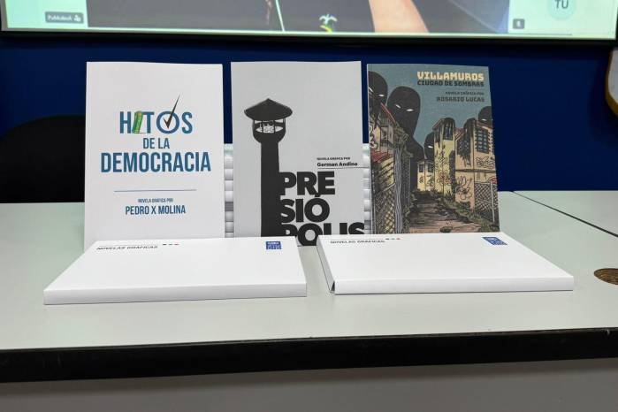 Las tres novelas gráficas son un proyecto del PNUD.
