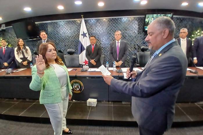Castañeda fue respaldada por los diputados del Partido Revolucionario Democrático, Benicio Robinson y Arquesio Arias.