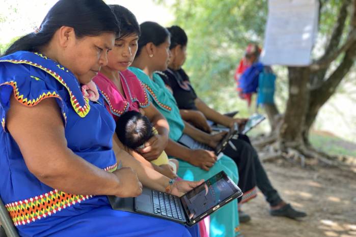 La FAO también ha apoyado a la inclusión socio productiva de comunidades rurales que buscan su desarrollo tecnológico y económico diferenciado, como las comarcas indígenas.
