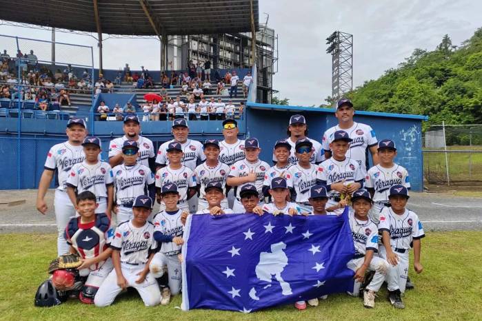 El equipo Sub-10 de la provincia de Veraguas.