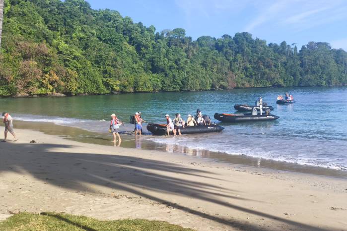 Visitantes de National Geographic exploran Parque Nacional Coiba