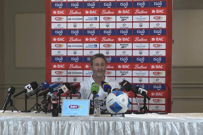 El técnico de la selección de Panamá, Thomas Christiansen.