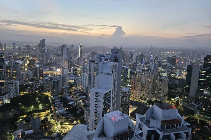 Las vistas de la ciudad son sobrecogedoras.