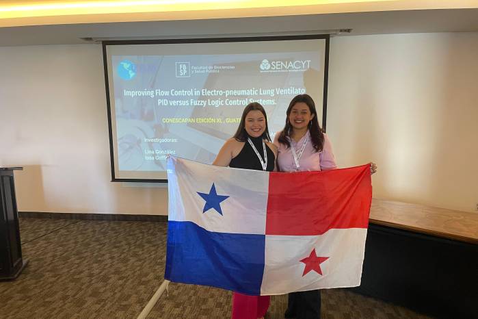 Lina González e Issa Griffith presentaron su investigación en la edición XL de la Convención de Estudiantes de Centroamérica y Panamá (Conescapan) en Guatemala.