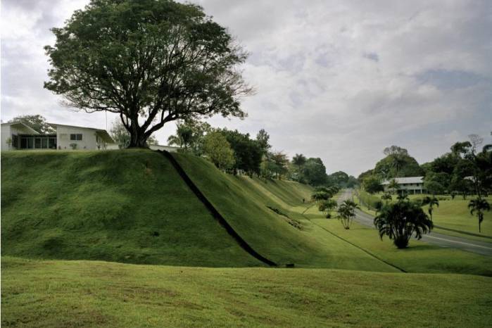Dique en Gatún, Panamá.