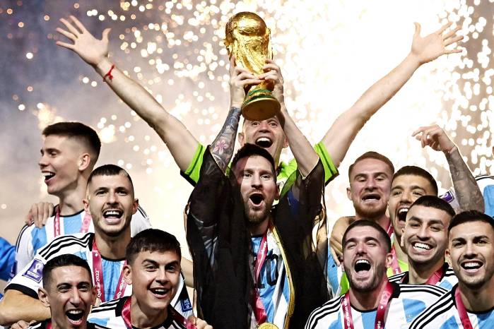 Argentina estaría en la discusión como posibles campeones del mundo.