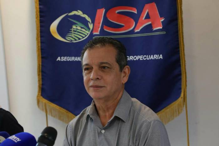 El gerente general del Instituto de Seguro Agropecuario (ISA), Gabriel Espino.