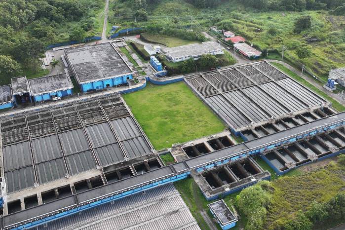La planta potabilizadora de Chilibre es la más importante del país.