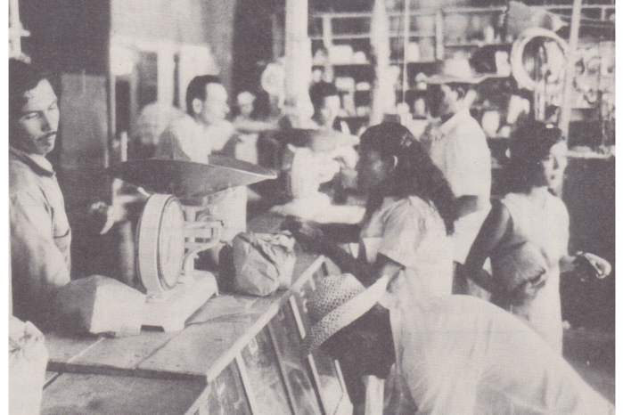 Primera tienda de la Cooperativa La Esperanza de los Campesinos en 1970.