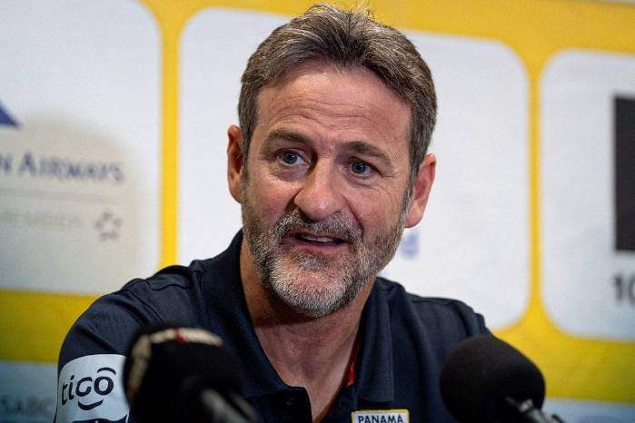 El entrenador de la selección de Panamá, Thomas Christiansen.