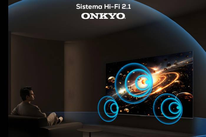 Los sistemas de sonido de la C6K, desarrollados en colaboración con los referentes de audio ONKYO, ofrecen una experiencia envolvente y de alto nivel.