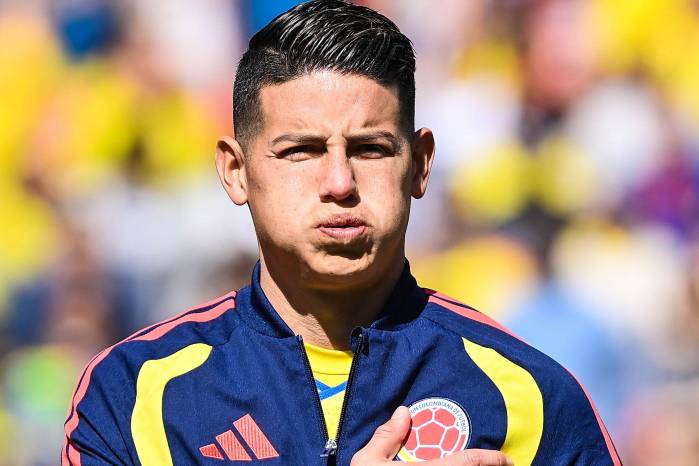 El futbolista colombiano, James Rodríguez.