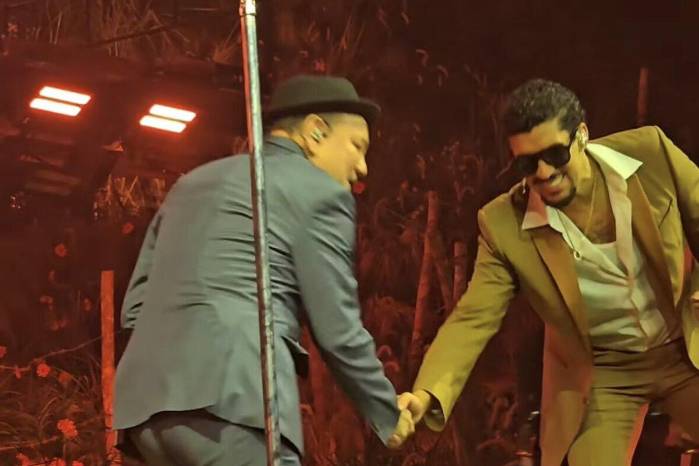 Bad Bunny continúa sorprendiendo en su residencia en San Juan, esta vez con la participación de Rubén Blades.