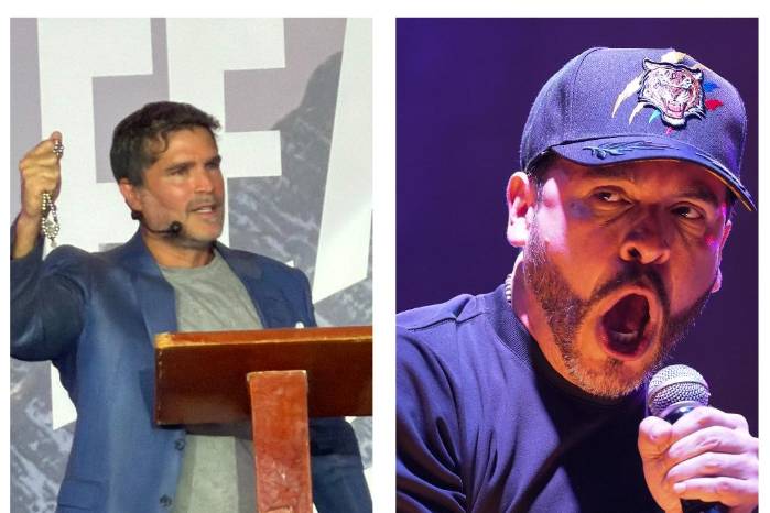 El político de extrema derecha mexicano Eduardo Verástegui transmite su apoyo al candidato colombiano Abelardo de la Espriella.