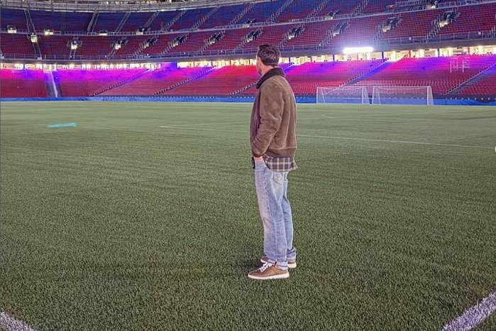 El exjugador del Barcelona Leo Messi, que ahora juega en las filas del Inter de Miami, visitó este pasado domingo el Spotify Camp Nou.