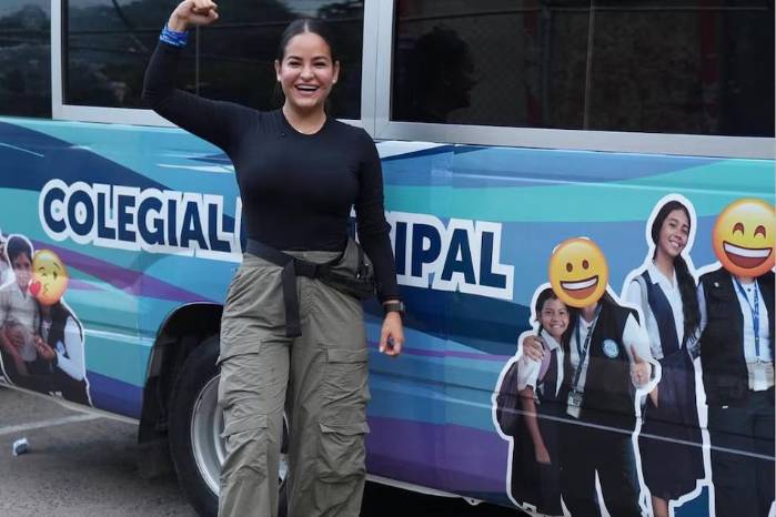 Imágenes publicadas en la red social de la alcaldesa, Stefany Peñalba.