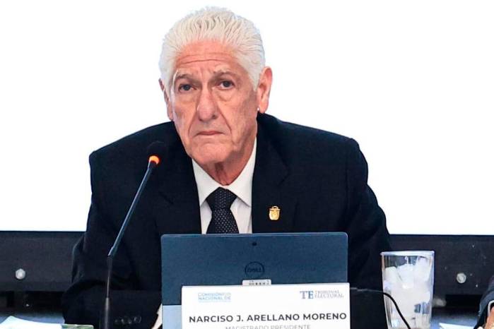 Narciso Arellano Moreno, magistrado del Tribunal Electoral.