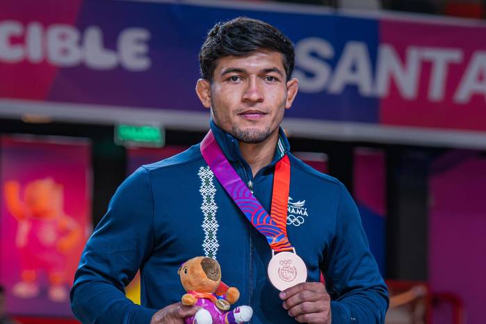 El judoca panameño Ronal González.