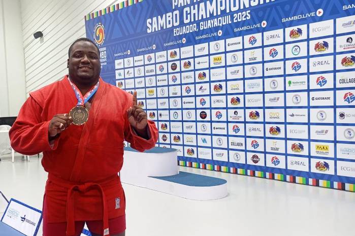 Orlando Arispe obtuvo el tercer puesto en Panamericano de sambo.