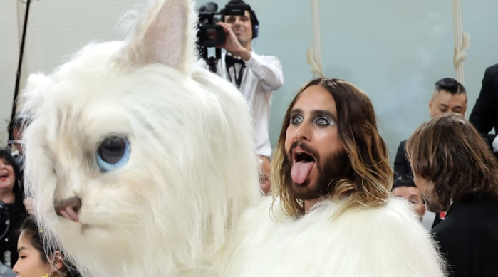 Jared Leto en el Met Gala de 2023.