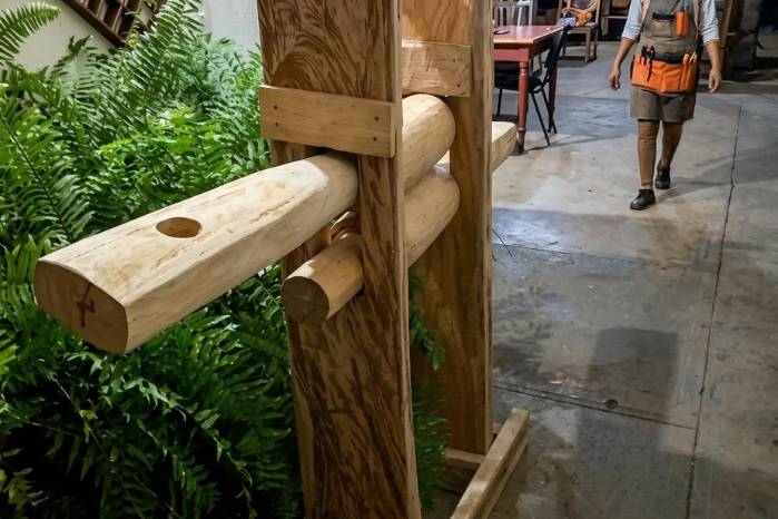 El trapiche es utilizado para extraer el jugo de la caña de azúcar.