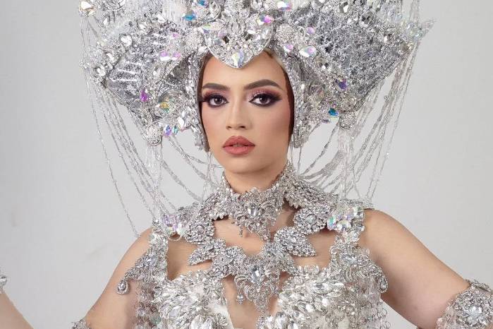 Almendra Sofía Crovari Correa, reina de Calle Arriba de Las Tablas 2025.