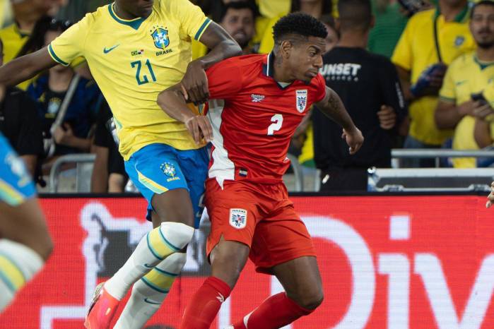 César Blackman de la selección de Panamá.