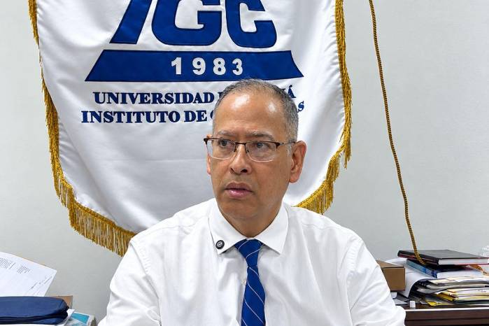 Néstor Luque, director del Instituto de Geociencias de la Universidad de Panamá este lunes 12 de octubre en entrevista con La Estrella de Panamá.