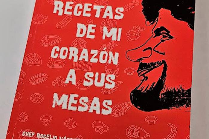 Portada del libro ‘64 recetas de mi corazón a sus mesas’.