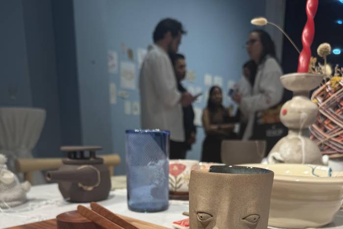 Cada artista imprime sus características en cada pieza del comedor.