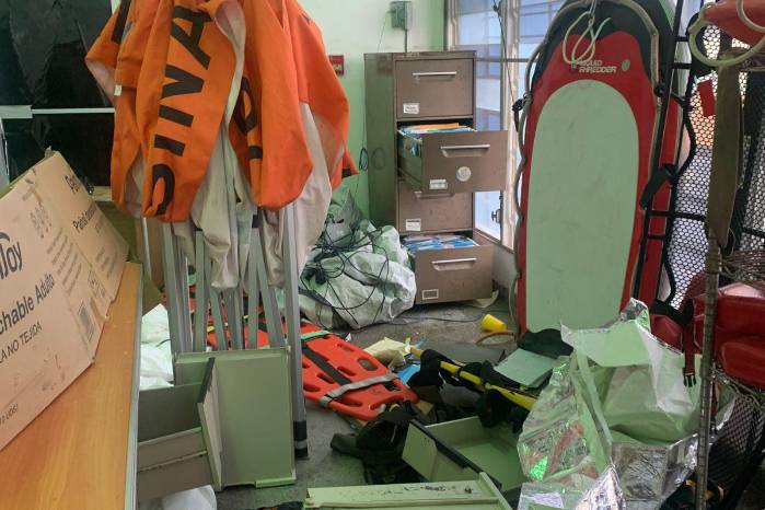 Oficina de Sinaproc ubicada en el Aeropuerto de Changuinola fue saqueada.